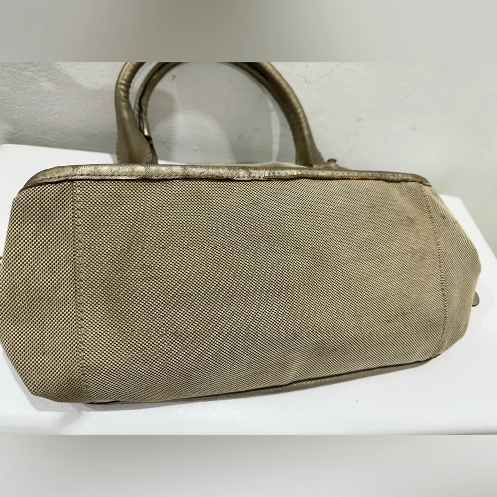 Chloe Metallic Champagne Satchel Bag - Picture 6 of 15